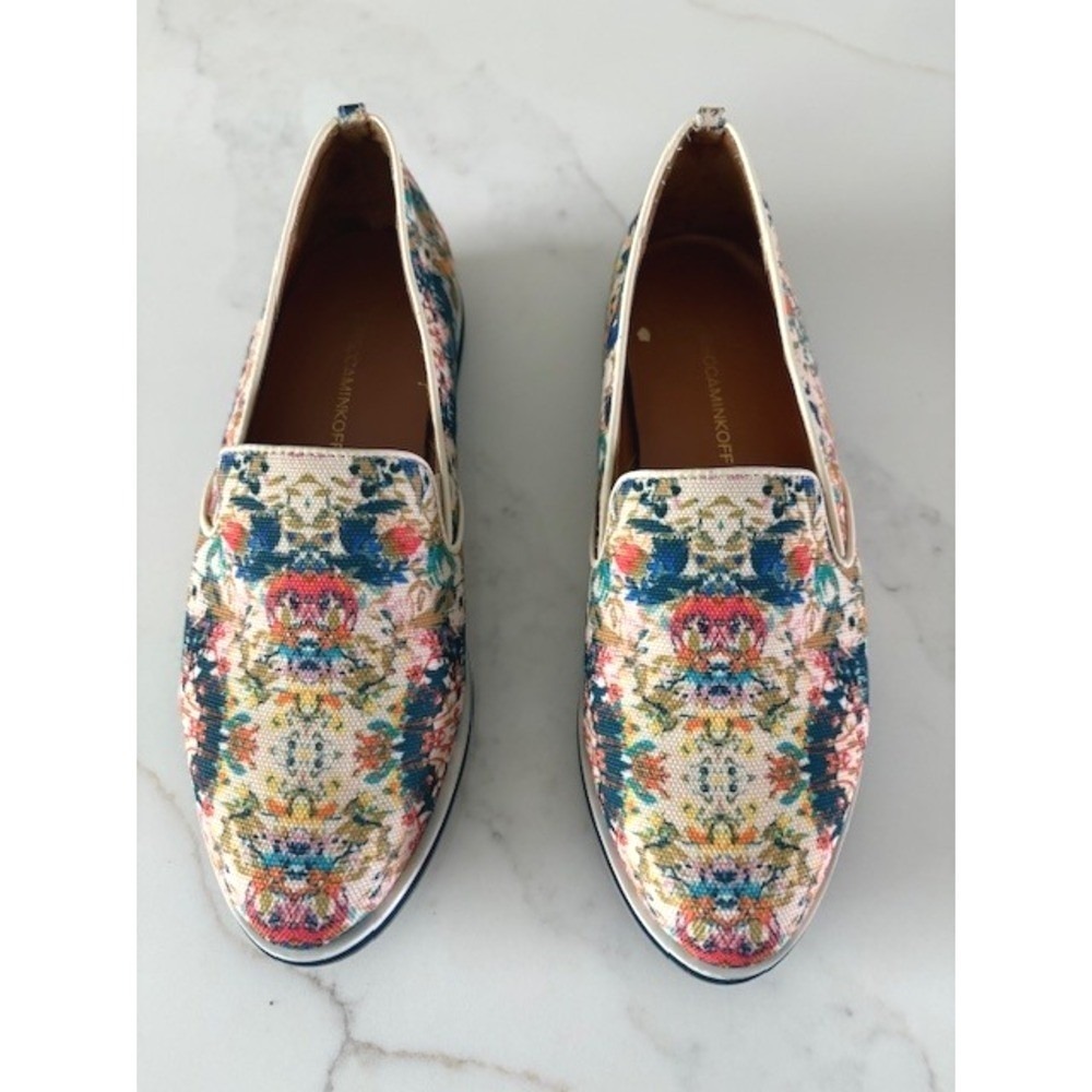 Rebecca Minkoff Floral‎ Loafers Flats Women's Size 5.5M